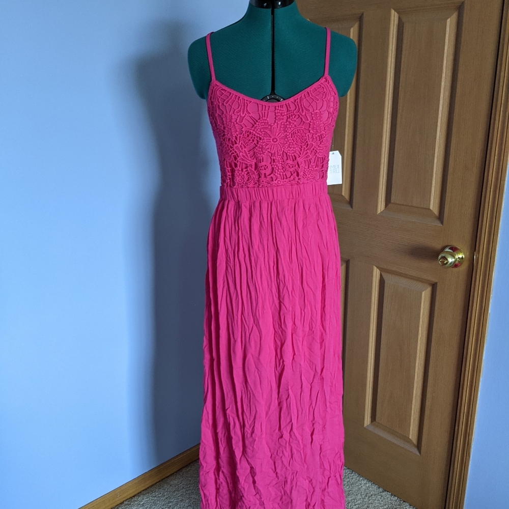 NWT Pink maxi dress